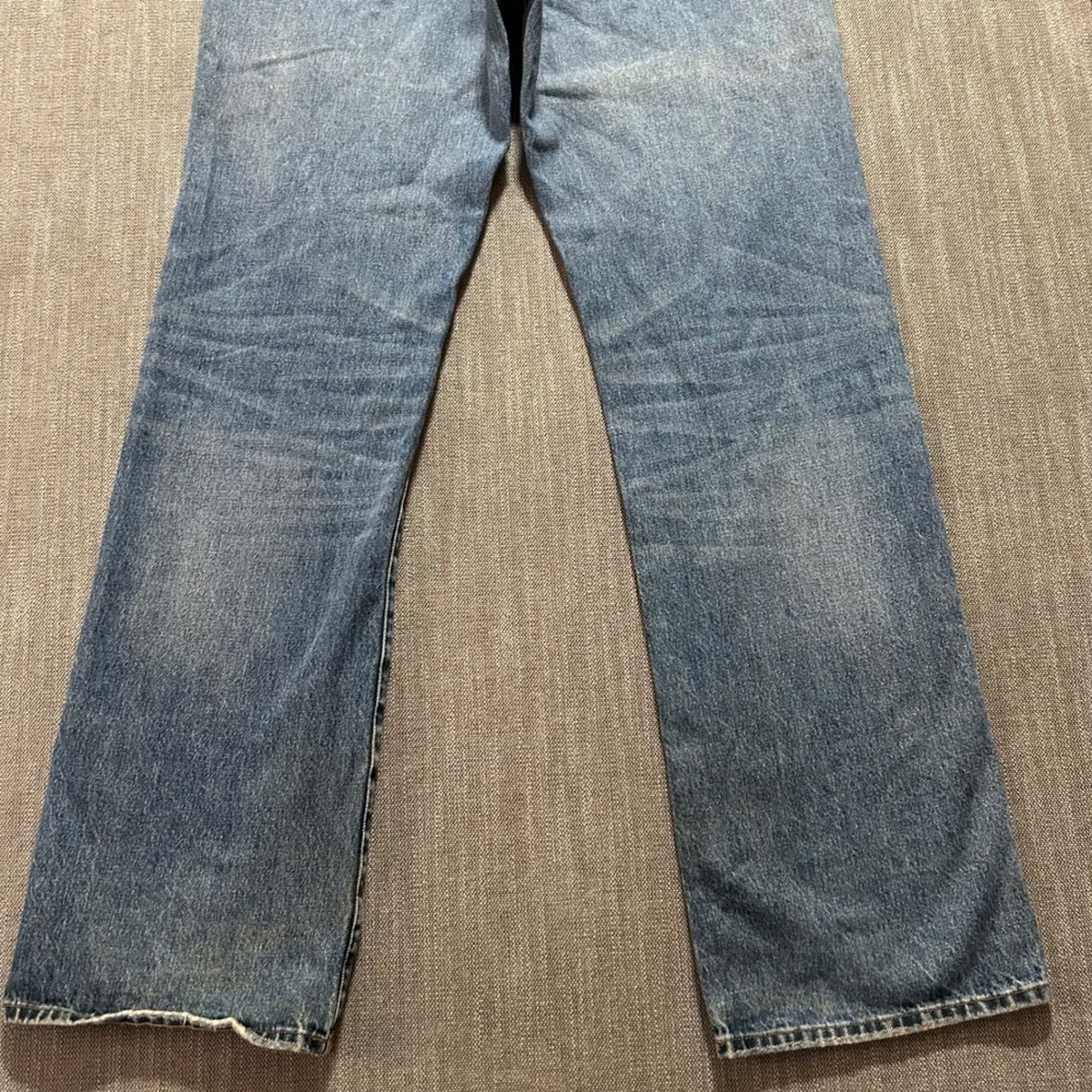 American Eagle Classic Bootcut Jeans Mens 36(38)x36 Blue 100% Cotton Faded Denim - Picture 10 of 12